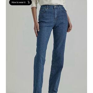 Lee Women's Straight-Leg Jeans - Blue Denim